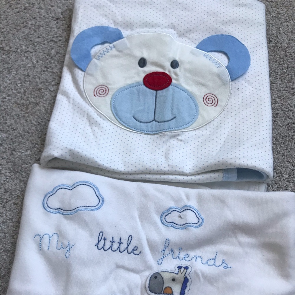 Baby boy blankets set